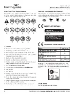 Предварительный просмотр 6 страницы Ardisam EarthQuake 600050 Series Operator'S Manual