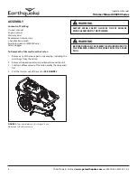 Предварительный просмотр 8 страницы Ardisam EarthQuake 600050 Series Operator'S Manual