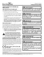 Предварительный просмотр 31 страницы Ardisam EarthQuake 600050 Series Operator'S Manual