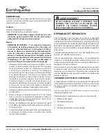 Предварительный просмотр 45 страницы Ardisam EarthQuake 600050 Series Operator'S Manual