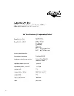 Предварительный просмотр 20 страницы Ardisam Earthquake E43 Operator'S Manual