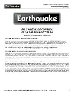 Предварительный просмотр 39 страницы Ardisam Earthquake E43 Operator'S Manual