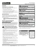 Предварительный просмотр 45 страницы Ardisam Earthquake E43 Operator'S Manual