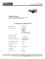 Предварительный просмотр 62 страницы Ardisam Earthquake E43 Operator'S Manual