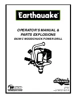 Ardisam Earthquake E43WC Operator'S Manual & Parts Explosions предпросмотр