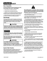 Preview for 3 page of Ardisam Earthquake MC43 Operating & Parts Manual