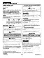 Preview for 8 page of Ardisam Earthquake MC43 Operating & Parts Manual