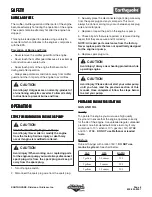 Preview for 6 page of Ardisam EarthQuake WP4310 Operating & Parts Manual