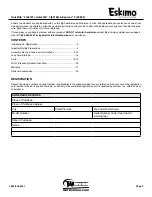 Preview for 3 page of Ardisam Eskimo 69167 Assembly Instructions/Parts Manual