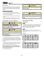 Предварительный просмотр 5 страницы Ardisam Eskimo Z43 Operator'S Manual