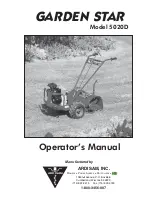 Ardisam GARDEN STAR 5020D Operator'S Manual preview