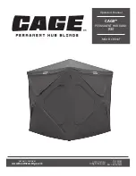 Ardisam Rivers Edge Treestands CAGE R30 Operator'S Manual preview