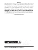 Preview for 8 page of Ardisam YUTRAX TX158 Operator'S Manual