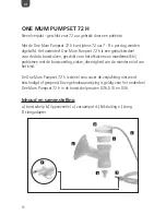 Preview for 16 page of Ardo ONE MUM PUMPSET 72 H Operating Instructions Manual