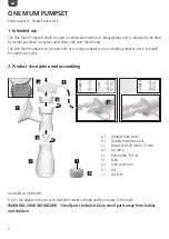 Preview for 2 page of Ardo ONE MUM PUMPSET Instructions For Use Manual