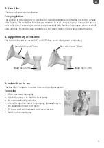 Preview for 3 page of Ardo ONE MUM PUMPSET Instructions For Use Manual