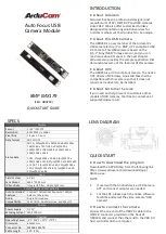 ArduCAM 8MP IMX179 Quick Start Manual preview