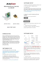 Preview for 1 page of ArduCAM B0176 Quick Start Manual