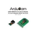 Preview for 1 page of ArduCAM CMOS MT9D111 User Manual