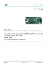 Arduino Nano A000005 Product Reference Manual предпросмотр