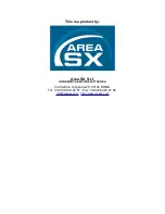 Preview for 10 page of AREA SX SXPi User Manual