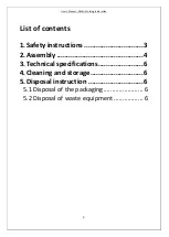 Preview for 2 page of AREBOS AR-HE-KT180R User Manual