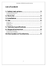 Preview for 2 page of AREBOS AR-HE-SD20LF User Manual