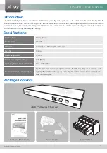 Предварительный просмотр 3 страницы Arec DS-X01 User Manual