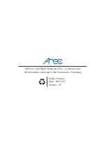 Preview for 12 page of Arec KL-3 Quick Installation Manual