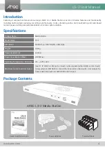 Preview for 4 page of Arec LS-2 User Manual