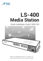 Предварительный просмотр 1 страницы Arec LS-400 Quick Installation Manual