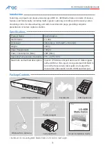 Preview for 4 page of Arec LS-400 Quick Installation Manual