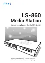 Предварительный просмотр 1 страницы Arec LS-860 Quick Installation Manual