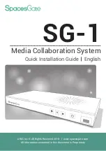 Preview for 1 page of Arec SpacesGate SG-1 Quick Installation Manual