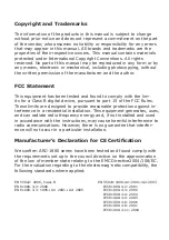 Preview for 2 page of Areca ARC-1880 Series User Manual