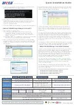 Preview for 2 page of Areca ARC-1883i Quick Installation Manual