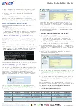 Preview for 2 page of Areca ARC-1886-4N8I Quick Installation Manual