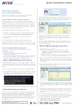 Preview for 2 page of Areca ARC-1886-6N2I Quick Installation Manual