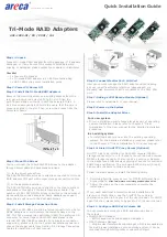 Areca ARC-1886-8I Quick Installation Manual preview