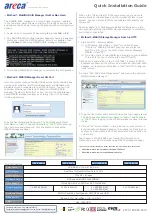 Предварительный просмотр 2 страницы Areca ARC-1886-8I Quick Installation Manual