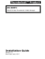 Areca ARC-8050T3-12 Installation Manual preview