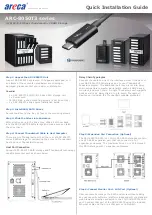 Areca ARC-8050T3 Series Quick Installation Manual предпросмотр