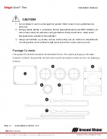 Предварительный просмотр 3 страницы Arecont Vision AV1195DN Installation Manual