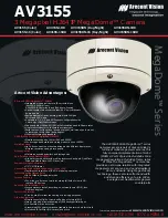 Preview for 1 page of Arecont Vision MegaDome AV3155 Specifications