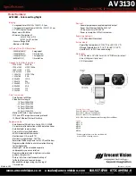 Preview for 2 page of Arecont Vision MegaVideo AV3130 Specifications