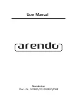 Предварительный просмотр 1 страницы ARENDO 20170928QZ001 User Manual