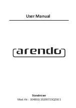 Preview for 1 page of ARENDO 20200723QZ001 User Manual