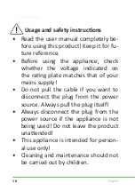 Preview for 16 page of ARENDO 303341 User Manual