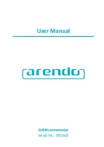 Preview for 1 page of ARENDO 305660 User Manual