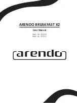 Preview for 1 page of ARENDO BREAKFAST X2 303250 User Manual